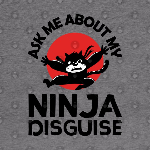 Black cat ninja funny quote by teestaan